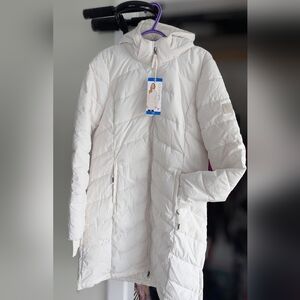 Women's White Quilted Jacket